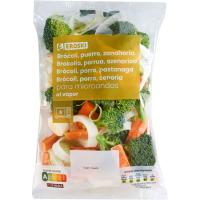 EROSKI brokolia, azenarioa eta porrua mikrouhin laberako, poltsa 300 g EROSKI brokolia, azenarioa eta porrua mikrouhin laberako, poltsa 300 g