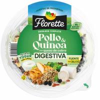 FLORETTE digestioari laguntzeko entsalada osoa kinoa eta oilaskoarekin, katilua 260 g FLORETTE digestioari laguntzeko entsalada osoa kinoa eta oilaskoarekin, katilua 260 g