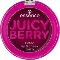 Bálsamo de labios y mejillas con color Juicy Berry ESSENCE, 1 ud