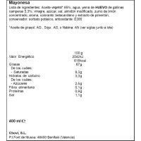 Mayonesa CHOVI, bote 400 ml