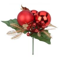 Rama decorativa Navideña con bayas y bolas, 19 cm, surtido ¿Cuál te llegará?, 1 ud Rama decorativa Navideña con bayas y bolas, 19 cm, surtido ¿Cuál te llegará?, 1 ud