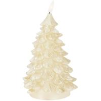 Vela led dorada forma árbol Navideño, 2 pilas AA no incluidas, temporizador, 19 cm Vela led dorada forma árbol Navideño, 2 pilas AA no incluidas, temporizador, 19 cm