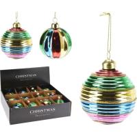 Bola Navideña de Ø8 cm Multicolor, surtido ¿Cuál te llegará?, 1 ud Bola Navideña de Ø8 cm Multicolor, surtido ¿Cuál te llegará?, 1 ud