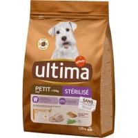 Alimento seco de pollo perro mini esteri. ULTIMA, saco 1,35 kg