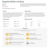 Alimento seco de buey para perro mini adulto ULTIMA, saco 2,5 kg