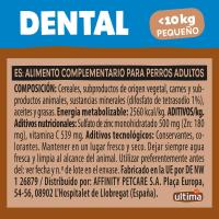 Snack mini dental  para perro ULTIMA, paquete 90 g