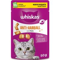 Snack control de bolas pelo para gato WHISKAS, bolsa 50 g