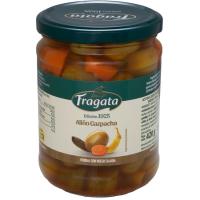 Aceitunas verdial aliño gazpacha FRAGATA, frasco 250 g