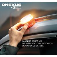 Baliza geolocalizable V16, obligatoria 01/01/2026, indicador batería ONEXUS, 1 ud