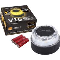 Baliza V16 con geolocalización, homologada DGT, datos gratis hasta 2038 SOS ROAD