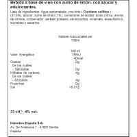 Tinto de verano limón LADRÓN DE VERANO, lata 33 cl