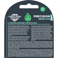 Cargador de afeitar WILKINSON QUATTRO TITANIUM SENS., pack 4 uds