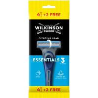 Maquinilla desechable WILKINSON EXTRA 3 ESSENT. bolsa 4+2 uds