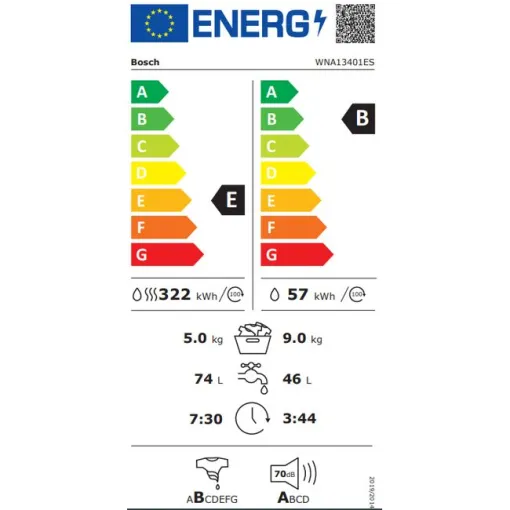 Lavadora - Secadora 9/5 kg WNA13401ES BOSCH