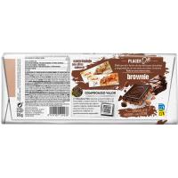 Chocolate negro y con leche Brownie VALOR, tableta 170 g