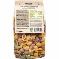 EROSKI Conchiglie ai cinque colori, paketea 500 g