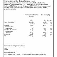 Crema de untar vegana NUTELLA, frasco 350 g