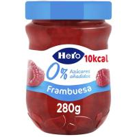 Confitura de frambuesa HERO DIET, frasco 280 g