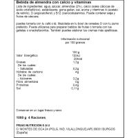 Bebida de almendras EL ALMENDRO, brik 1 litro