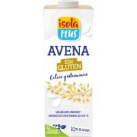 Bebida de avena sin gluten vitaminas calcio ISOLA, brik 1 litro