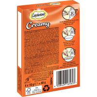 Snack Creamy pollo para gato CATISFACTIONS, pack 4x10 g