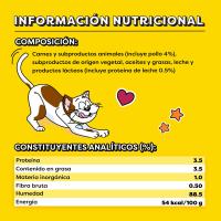 Snack Creamy pollo para gato CATISFACTIONS, pack 4x10 g