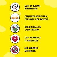 Snack Creamy pollo para gato CATISFACTIONS, pack 4x10 g