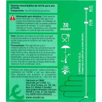 Guante de nitrilo desechable Talla M/G EROSKI, caja 30 uds