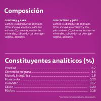 Alimento Tasty duos de carne para gato WHISKAS, sobre 340 g