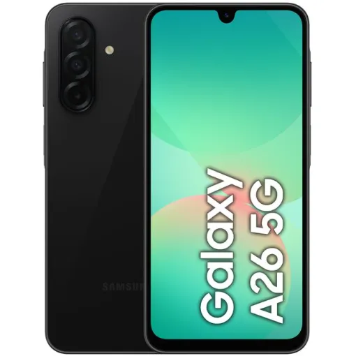 Smartphone libre negro 6+128 GB, Galaxy A26 5G SAMSUNG