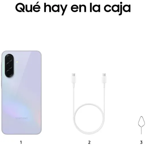 Smartphone libre violeta 6+128 GB, Galaxy A36 5G SAMSUNG