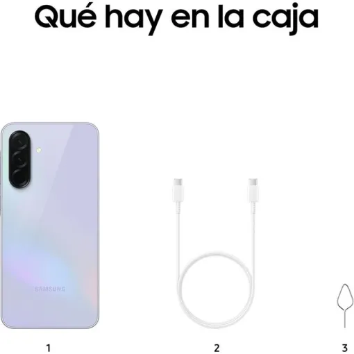 Smartphone libre violeta 8+256 GB, Galaxy A36 5G SAMSUNG