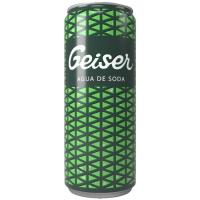 Agua de soda GEISER, lata 33 cl