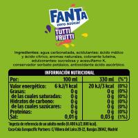 Refresco sabor tutti ftutti FANTA, lata 33 cl