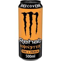 Bebida energética Rehab melocotón MONSTER, lata 50 cl