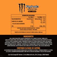 Bebida energética Rehab melocotón MONSTER, lata 50 cl