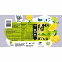 Bebida vitaminada Revitalice limón-lima HOHES C, botella 50 cl
