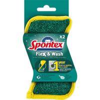 Estropajo flex&wash SPONTEX, pack 2 uds