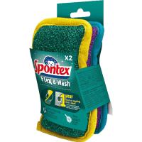 Estropajo flex&wash SPONTEX, pack 2 uds