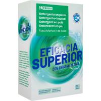EROSKI hauts detergentea, eraginkortasun handia, maleta 65 dosi