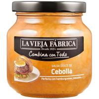 Salsa dulce cebollaLA VIEJA FABRICA, frasco 290 g