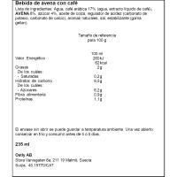 Bebida de avena Barista iced cappuccino OATLY, lata 235 ml