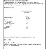 Café espresso frío para llevar CACAOLAT, vaso 230 ml
