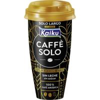 Café solo sin azucares añadidos KAIKU, vaso 230 ml