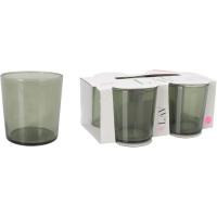 Vaso de pinta verde, vidrio 34 cl LAV, pack 4 uds