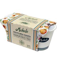 Yogur oveja y vaca c/ mermelada melocotón MAHALA, pack 2x125 g