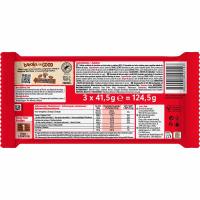 Barrita de avellana KIT KAT, pack 3x41,5 g