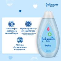 Gel baño blue sensitive JOHNSON`S, dosificador 500 ml
