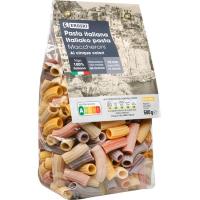 Maccheroni 5 colori EROSKI, paquete 500 g