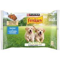 Alimento húmedo de pollo para perro junior FRISKIES, pack 4x85 g